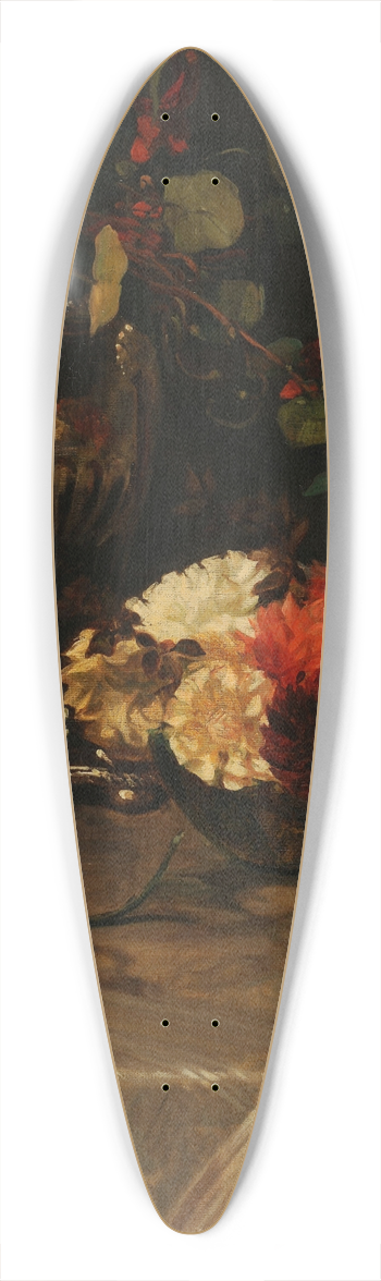 Jacques-mile Blanche - Dahlias et capucines  lurne dargent 39.3 inch art pintail longboard deck