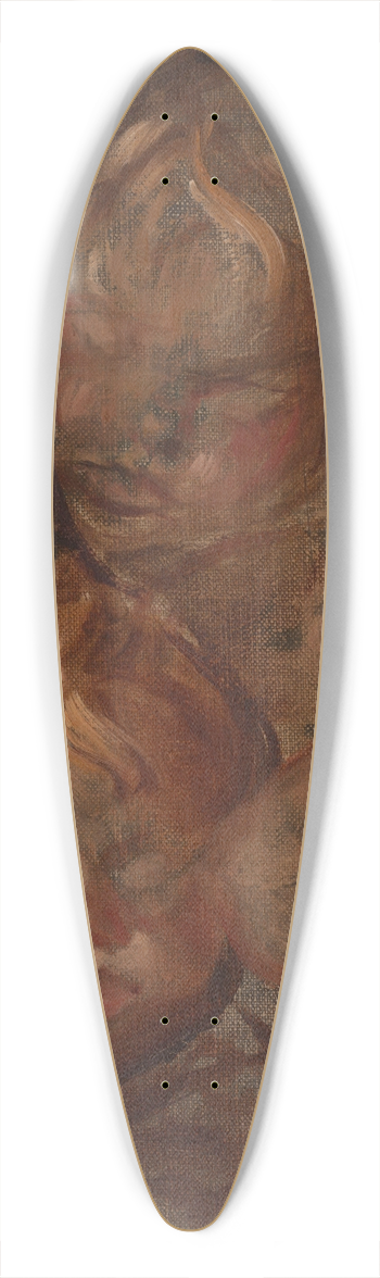 Jacques-mile Blanche - Ttes denfants 39.3 inch art pintail longboard deck