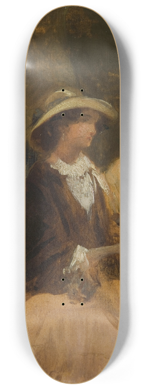 Josef Navrtil - In the Garden Restaurant 8.25 inch art skate deck