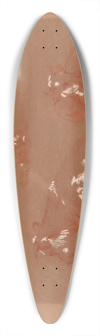 Jacques-Raymond Brascassat - tudes de vaches. 39.3 inch art pintail longboard deck