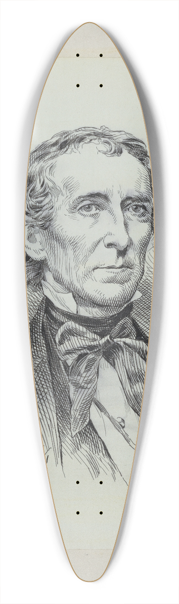 Jacques Reich - John Tyler 39.3 inch art pintail longboard deck