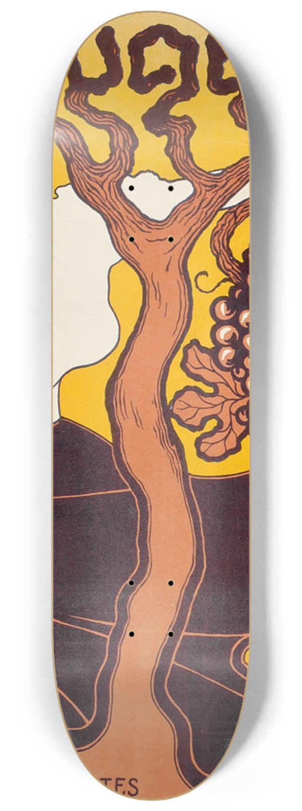 Josef Rudolf Witzel - Wine Restaurant Youth (Wien Restaurant Jugned) 8.25 inch art skate deck