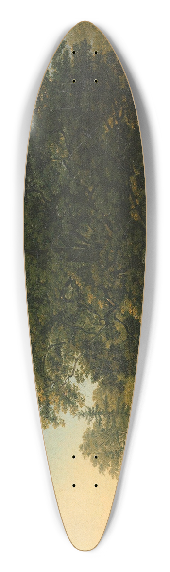 Jakob Alt - Landschaft mit weidenden Khen 39.3 inch art pintail longboard deck