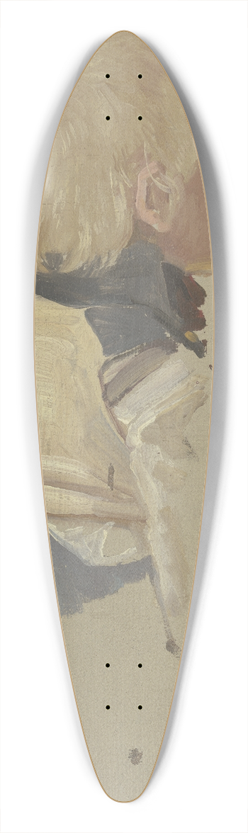 Jakob Becker - Blonder Junge im verlorenen Profil nach rechts 39.3 inch art pintail longboard deck