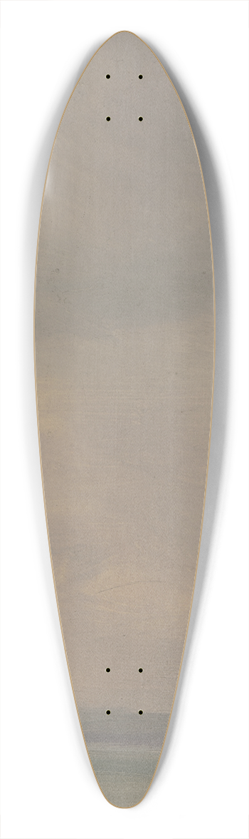 Jakob Becker - Dawn on the fields 39.3 inch art pintail longboard deck