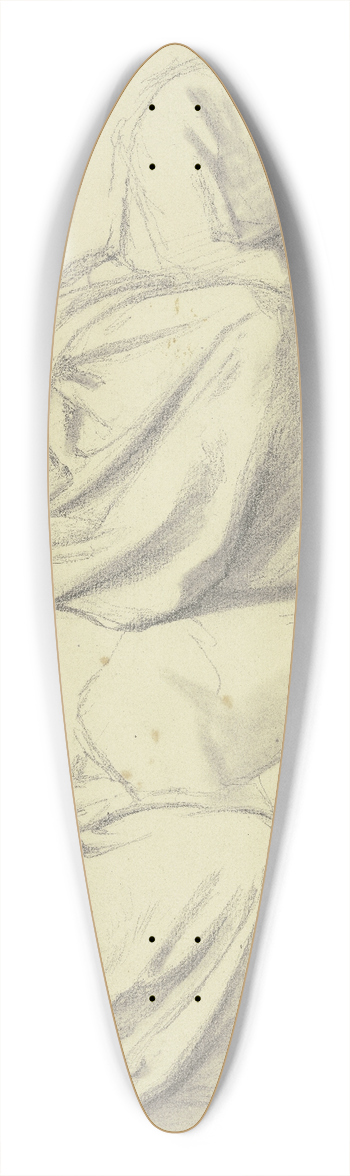 Jakob Becker - Grape picker (female) 39.3 inch art pintail longboard deck