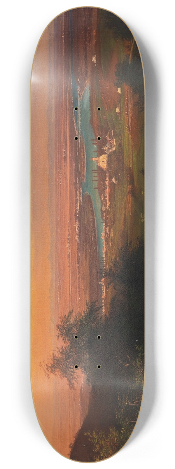 Josef Schwemminger - Blick ber Nussdorf 8.25 inch art skate deck