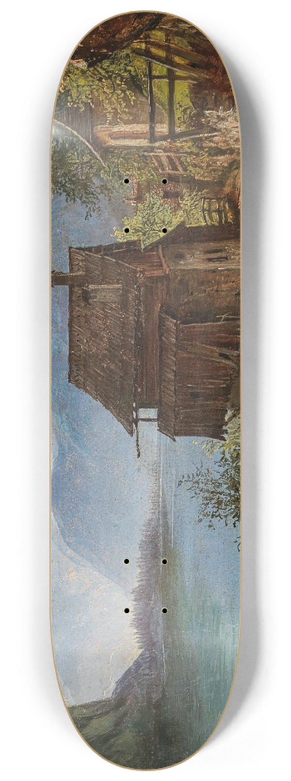 Josef Schwemminger - Partie aus dem Salzkammergut 8.25 inch art skate deck