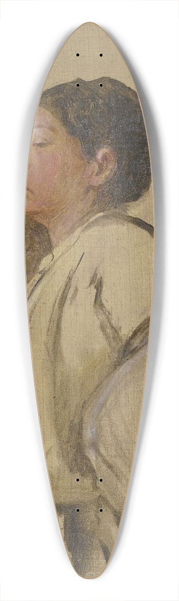 Jakob Becker - Portrtstudie einer jungen Frau 39.3 inch art pintail longboard deck