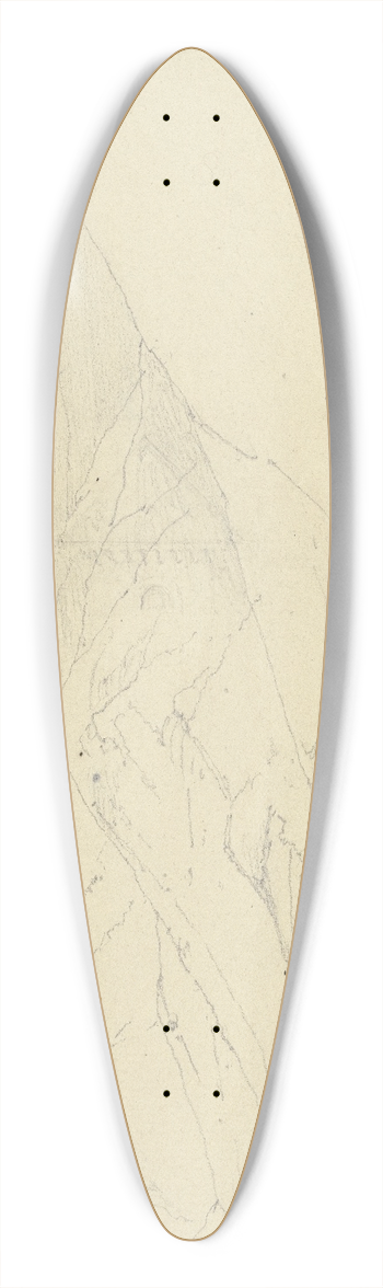 Jakob Becker - Tree 39.3 inch art pintail longboard deck