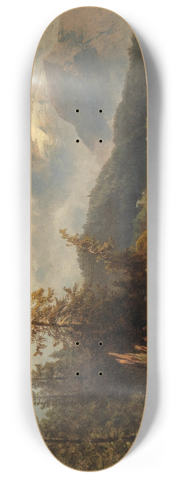 Josef Thoma - Lake Gosau with the Dachstein 8.25 inch art skate deck