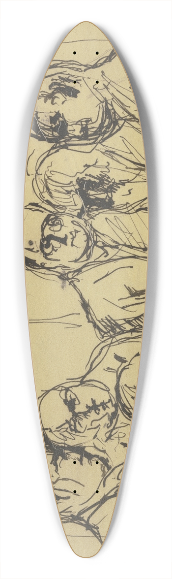 Jakob Nussbaum - Die Administratoren des Stdelschen Kunstinstituts 39.3 inch art pintail longboard deck