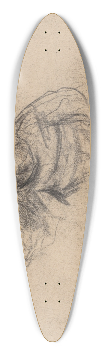 Jakob Smits - Child 39.3 inch art pintail longboard deck