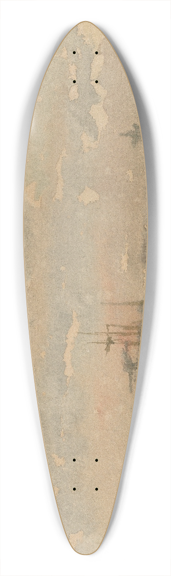 James Abbott McNeill Whistler - ErithEvening 39.3 inch art pintail longboard deck