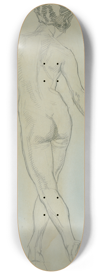 Josef Wawra - Rckenakt 8.25 inch art skate deck