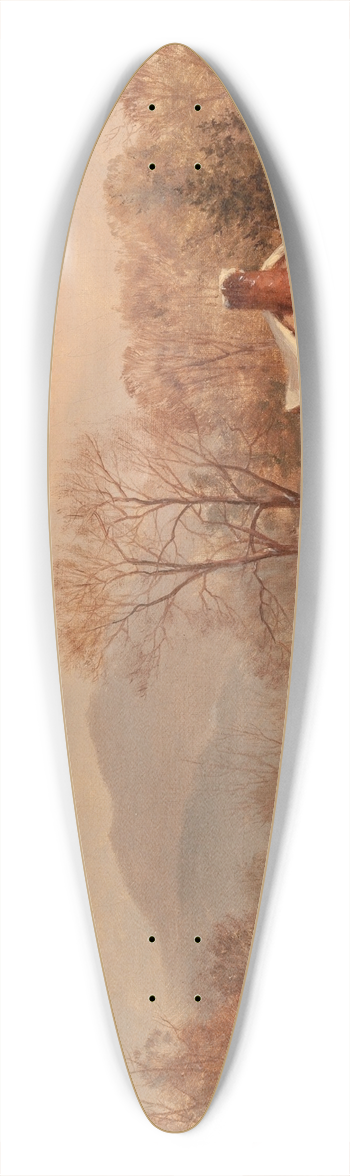 James Brade Sword - A Winters Afternoon 39.3 inch art pintail longboard deck