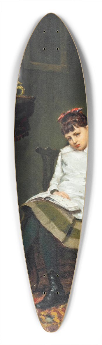 James Brade Sword - Wish we could go play 39.3 inch art pintail longboard deck
