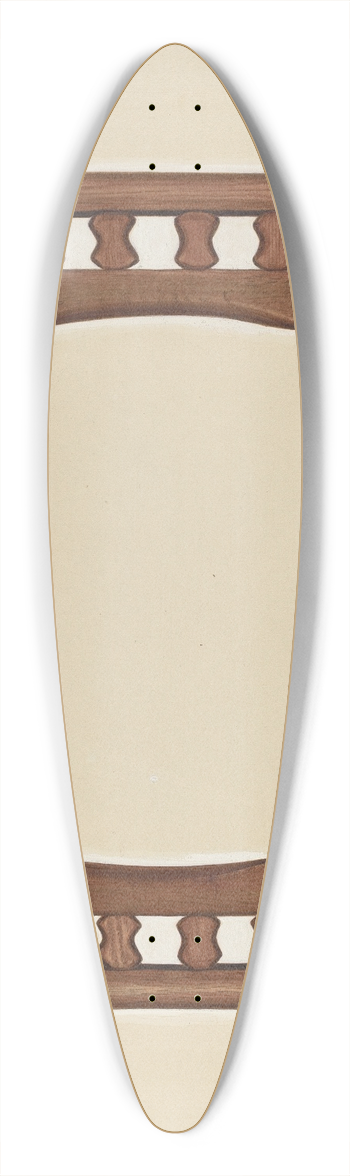 James Drake - Zoar Picture Frame 39.3 inch art pintail longboard deck