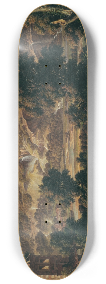 Joseph Anton Koch - Das Berner Oberland 8.25 inch art skate deck