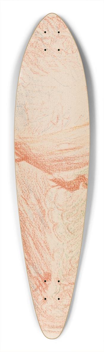 James Ensor - Christ Calms the Storm 39.3 inch art pintail longboard deck