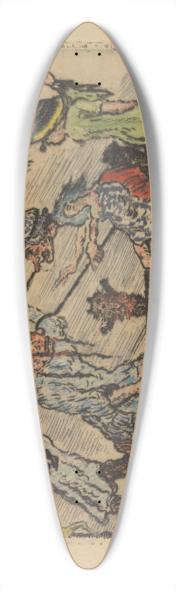 James Ensor - De gramschap 39.3 inch art pintail longboard deck