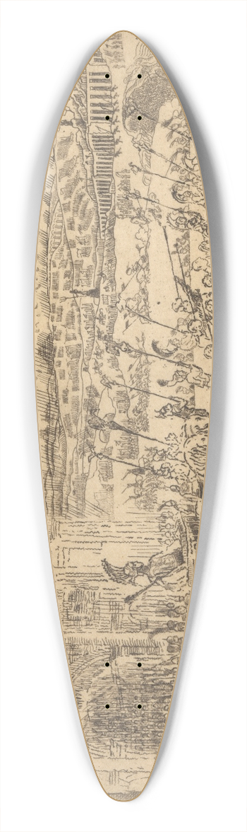 James Ensor - De Romeinse zegetocht 39.3 inch art pintail longboard deck