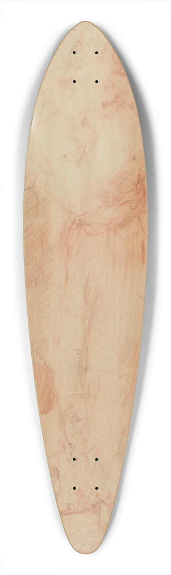 James Ensor - Figuren 39.3 inch art pintail longboard deck