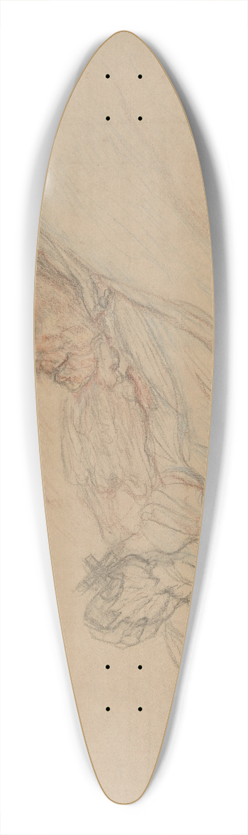 James Ensor - Mijn dode tante 39.3 inch art pintail longboard deck