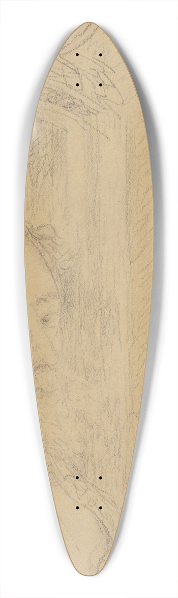 James Ensor - Mijn portret 39.3 inch art pintail longboard deck