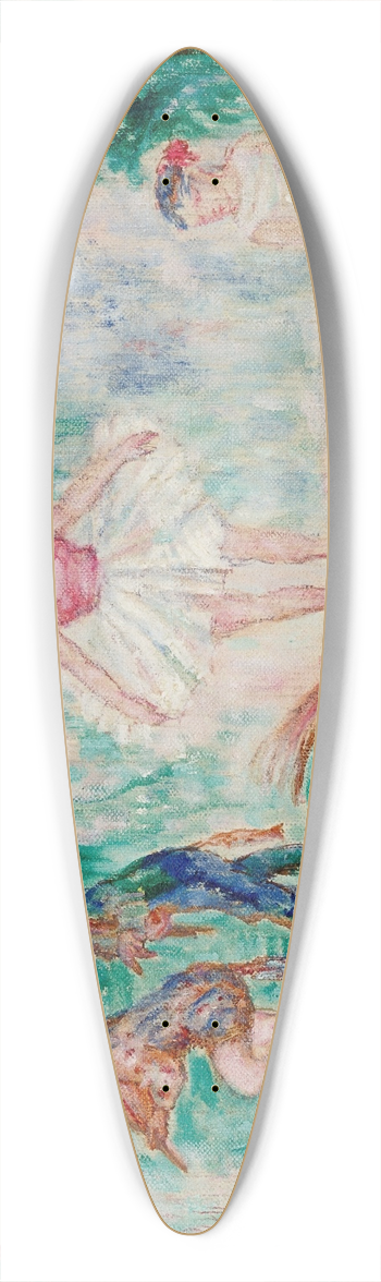 James Ensor - Petit thtre 39.3 inch art pintail longboard deck