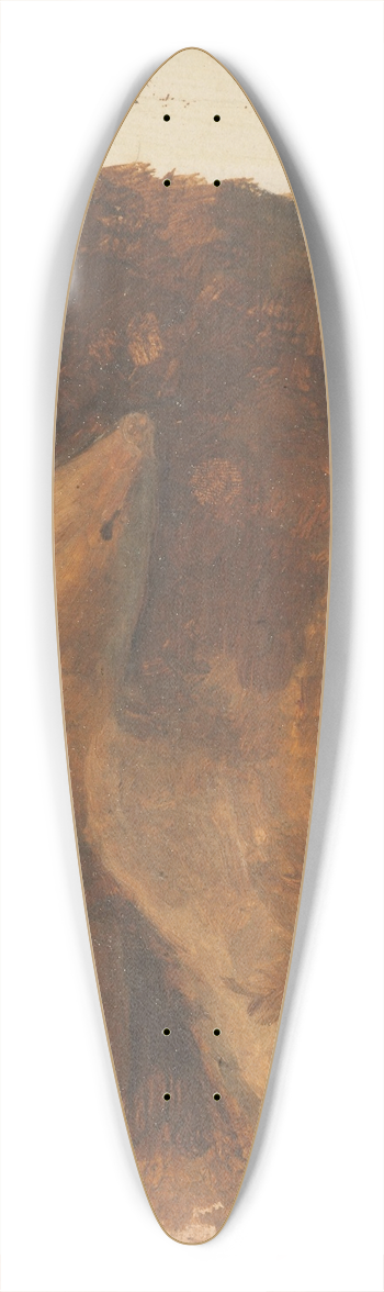 James Ensor - Pigs 39.3 inch art pintail longboard deck