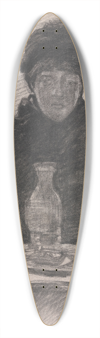 James Ensor - The Absinth Drinker 39.3 inch art pintail longboard deck
