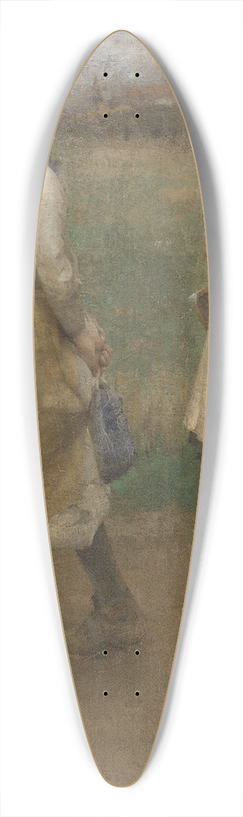 James Guthrie - Schoolmates 39.3 inch art pintail longboard deck