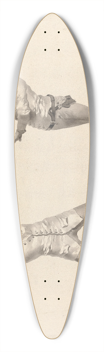 James Gwin - Position Aprs Avoir Dsarm sur le Coup de Tierce 39.3 inch art pintail longboard deck