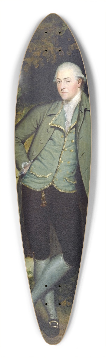 James Millar - Lord Algernon Percy 39.3 inch art pintail longboard deck