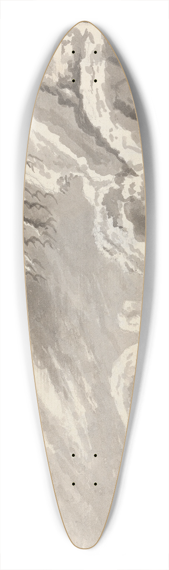 James Miller - Caves. 39.3 inch art pintail longboard deck