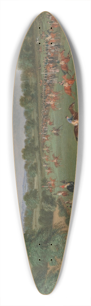 James Pollard - Epsom Races; Preparing to Start 39.3 inch art pintail longboard deck