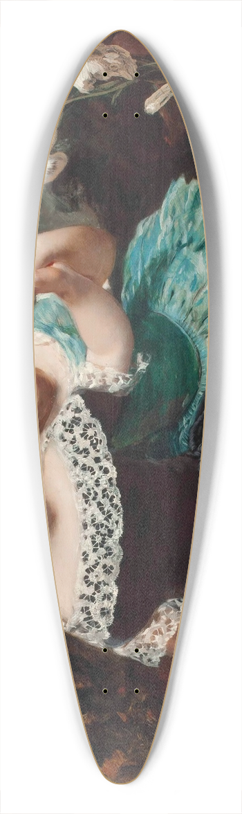 James Sant - The Young Lepidopterists 39.3 inch art pintail longboard deck