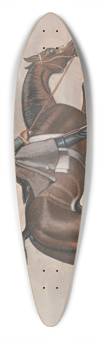 James Seymour - Foxhunting 39.3 inch art pintail longboard deck