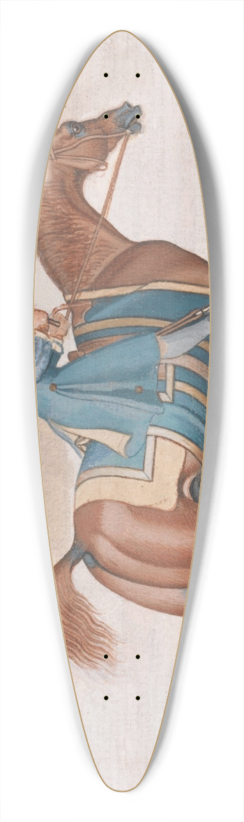 James Seymour - Racehorse at Exercise, Ridden by a Training-Groom. 39.3 inch art pintail longboard deck
