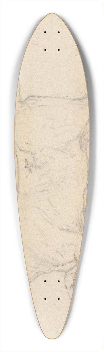 James Sowerby - A Cow 39.3 inch art pintail longboard deck
