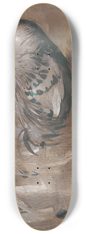 Joseph Crawhall - The Spangled Cock 8.25 inch art skate deck