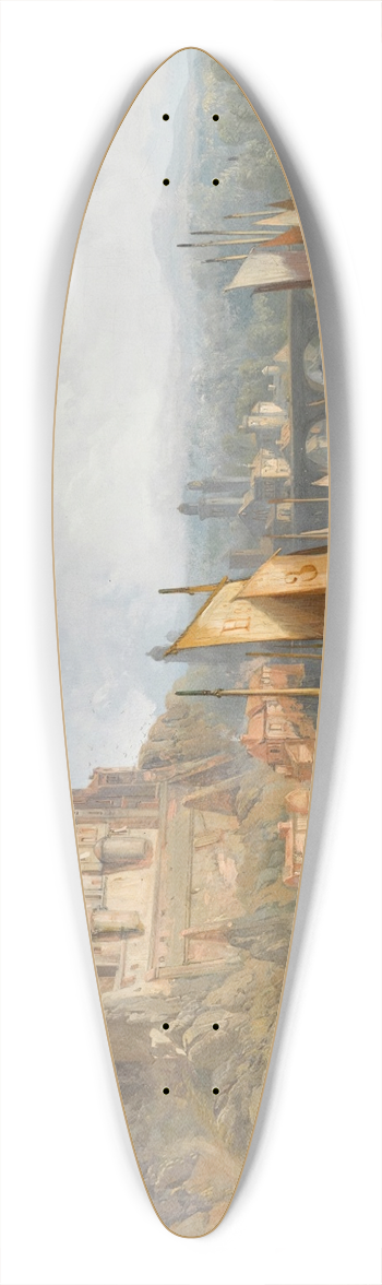 James Webb - Heidelberg 39.3 inch art pintail longboard deck