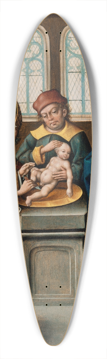 Jan Baegert - The Circumcision of Christ 39.3 inch art pintail longboard deck
