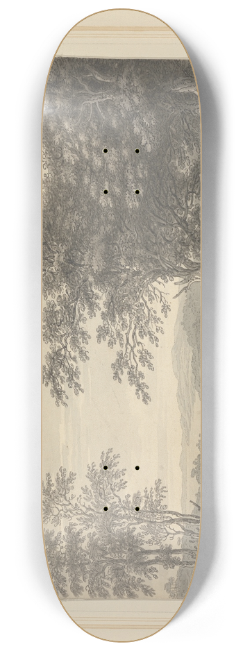 Joseph Farington - View from Rydal looking to Windermere 8.25 inch art skate deck