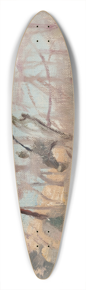 Jan Cigliski - View towards Yalta 39.3 inch art pintail longboard deck