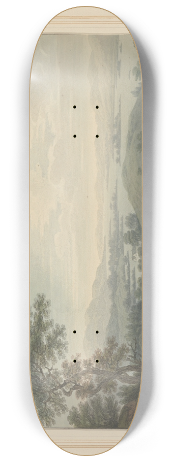 Joseph Farington - View over Windermere & Great Island 8.25 inch art skate deck