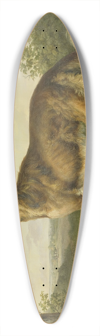 Jan Dasveldt - Siberian Greyhound 39.3 inch art pintail longboard deck