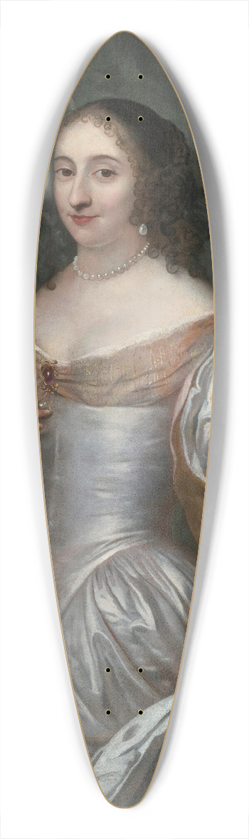 Jan De Baen - Portrait Of A Lady 39.3 inch art pintail longboard deck