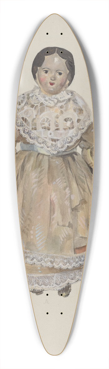 Jane Iverson - Walking Doll 39.3 inch art pintail longboard deck